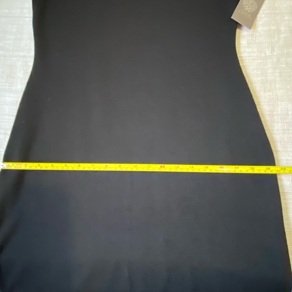 Vince Camuto Black Sheer Sleeve Stretch Turtleneck Knit Holiday Dress- Sz-L - Picture 12 of 16